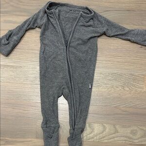 Little Sleepies Charcoal Gray Kids Footie